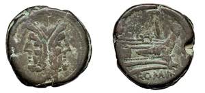 ROMA - ANONIME (dopo il 211 a.C.) ASSE gr. ... 
