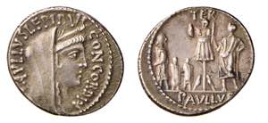 AEMILIA (62 a.C.) L. Aemilius Lepidus ... 