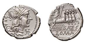 ANTESTIA (136 a.C.) L. Antestius Gragulus - ... 