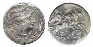 ACILIA (125 a.C.) M.Acilius M.f DENARIO - ... 
