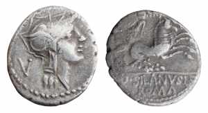 JUNIA (91 a.C.) D.Junius Silanus L. f ... 