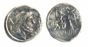 NONIA (59 a.C.) M.Nonius Sufenas DENARIO -  ... 