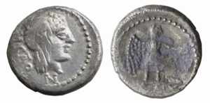 PORCIA (89 a.C.) Marcus Cato QUINARIO ... 