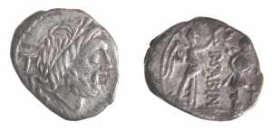 VETTIA (99 a.C.) P. Vettius Sabinus QUINARIO ... 