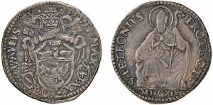 BOLOGNA - PAOLO V (1605-1621) LIRA 1619 - ... 