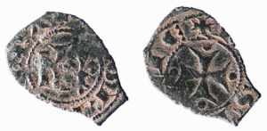 BRINDISI - CARLO I (1266-1282) DENARO CON K ... 