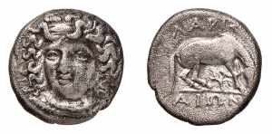 THESSAGLIA - LARISSA (356-342 a.C.) DRACMA ... 