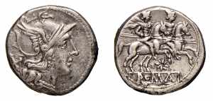 ROMA - ANONIME CON SIMBOLI (206-195 a.C.) ... 