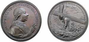 ROMA - PIO VI (1775-1799)  MEDAGLIA  IN AE - ... 