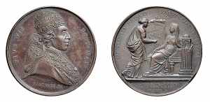 ROMA - PIO VII (1800-1823) MEDAGLIA AE - ... 