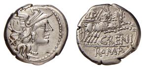 RENIA (138 a.C.) C.Renius - DENARIO - ... 