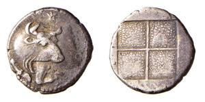 MACEDONIA - AKANTOS (Circa 470-390 a.C.) ... 