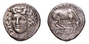 THESSAGLIA - LARISSA (355-342 a.C.) DRACMA ... 