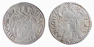 ANCONA - GREGORIO XIII (1572-1585) TESTONE - ... 