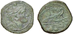 SARDEGNA - ANONIME (circa 210 a.C.) SESTANTE ... 