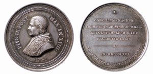 ROMA - PIO IX (1846-1878) MEDAGLIA IN AR - ... 