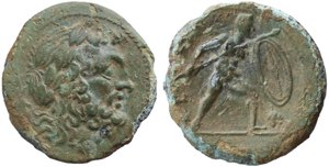 BRUTTIUM - BRETII  (215-205 a.C.) DRACMA ... 