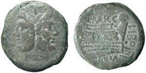 MARCIA (148 a.C.) Q.Marcius Libo - ASSE ... 