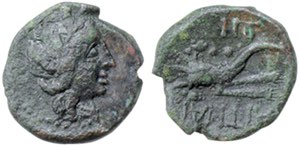 SICILIA - AETNA (prima del 339 a.C.) HEXAS ... 