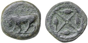 SICILIA - GELA (420-405 a.C.) TRIAS  Gr. 3,8 ... 