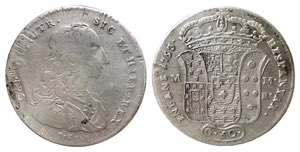 NAPOLI - CARLO DI BORBONE (1734-1759) MEZZA ... 