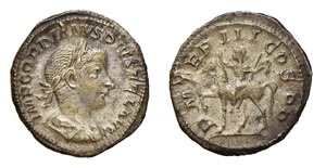 GORDIANO III (238-244) DENARIO - D/Busto ... 