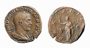 FILIPPO I (244-249) SESTERZIO gr.21,4 ... 