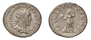 FILIPPO II (247-249) ANTONINIANO - D/Busto ... 