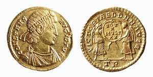 COSTANTE I (337-350) SOLIDO gr.4,46 - Zecca ... 