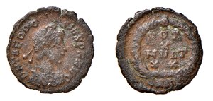 THEODOSIO I (383-388) CENTENIONALE - Zecca ... 