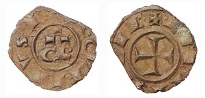 MESSINA - CORRADO II (1254-1258) DENARO ... 