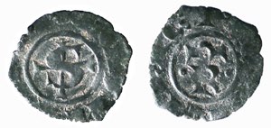 MESSINA - MANFREDI (1258-1266) DENARO con S ... 