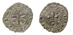 MESSINA - CARLO I DANGIO(1266-1285) DENARO ... 