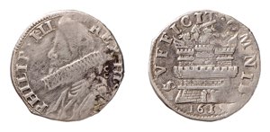 NAPOLI - FILIPPO III (1598-1621) 15 GRANI ... 