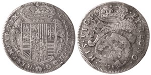 NAPOLI - CARLO II (1674-1700) TARI - 20 ... 