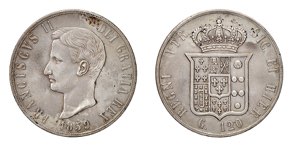 NAPOLI - FRANCESCO II (1859-1860) PIASTRA ... 