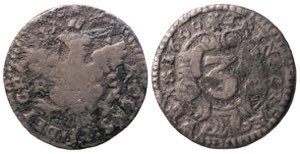 PALERMO - CARLO II (1665-1700) 3 PICCIOLI ... 