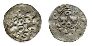 PAVIA - OTTONE I E II (962-967) DENARO - ... 