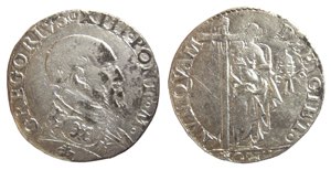 ROMA - GREGORIO XIII (1572-1585) TESTONE - ... 