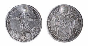 ROMA - ALESSANDRO VIII (1689-1691) TESTONE - ... 