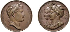 NAPOLEONE I (1804-1814) Anno 1809 - MEDAGLIA ... 