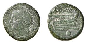 ROMA - ANONIMO SENZA SIMBOLI (217-215 a.C.) ... 
