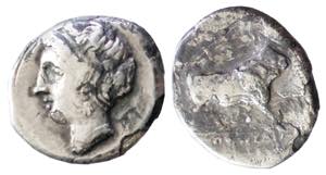 CAMPANIA - NEAPOLIS (275-250 a.C.) DRACMA ... 