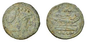 ROMA - ANONIME (dopo il 211 a.C.) TRIENS ... 