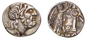 ROMA - ANONIME CON MONOGRAMMA (211-208 a.C.) ... 