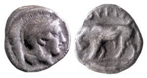 LUCANIA - THURIUM (420-400 a.C.) DIOBOLO ... 