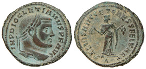 DIOCLEZIANO (284-305) FOLLIS - Zecca ... 