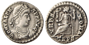 VALENTE (364-378 ) SILIQUA - Zecca Treviri  ... 