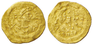 GIUSTINIANO I (527-565) TREMISSE gr.1,4 - ... 