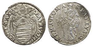ROMA - PAOLO IV (1555-1559) GIULIO  - Ar - ... 
